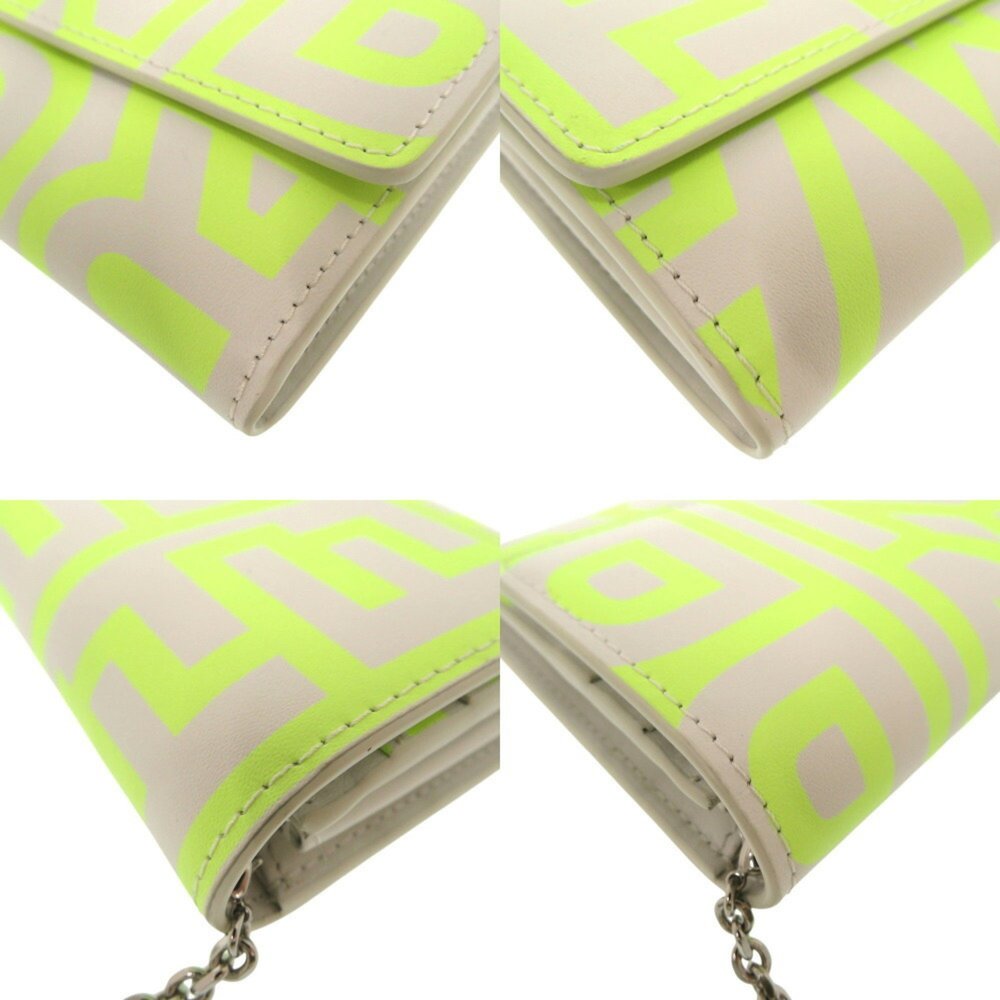 FENDI White Leather Shoulder Bag - Picture 5 of 9